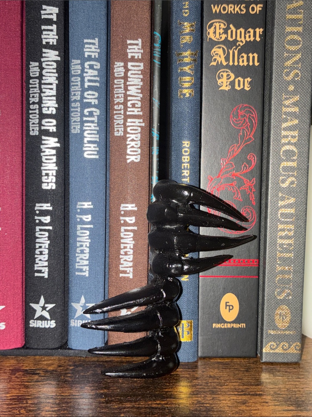 Book Separator Decor Library Spooky Halloween Occult Witchy Gift Funny Monster